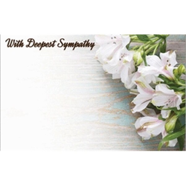 Design 88 Enclosure Card withSympathy 88084 Zoro